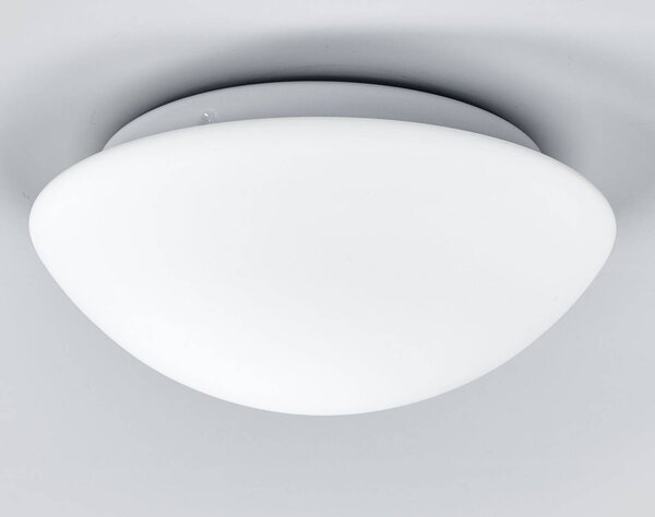 Searchlight Tokyo üveg kültéri fali lámpa 28 cm IP44, dimmelhető, Fehér / opál, Üveg, Modern