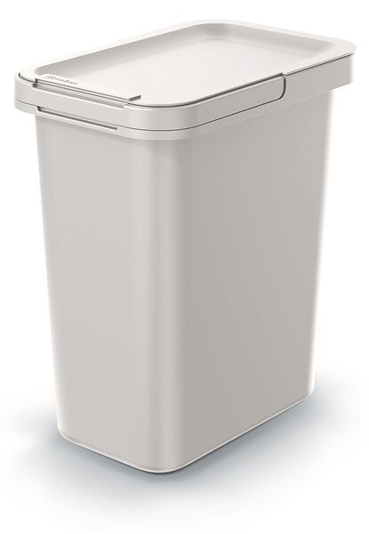 Függesztett szemetes, 12 l, világosszürke