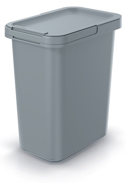 Függő szemetes, 12 l, szürke