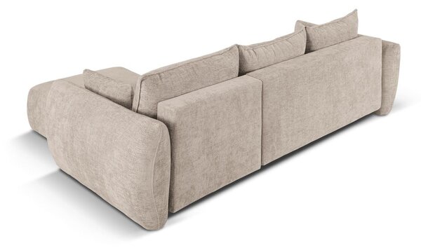 Bézs sarokkanapé (jobb oldali) Matera – Cosmopolitan Design