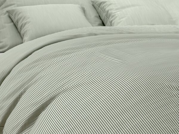 Pamut ágynemű LINIE GREEN zöld Ágyneműhuzat mérete: 70 x 90 cm | 140 x 200 cm