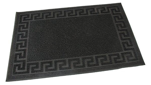 Gumi tisztítószőnyeg Pins Deco 40 x 60 x 0,8 cm, fekete