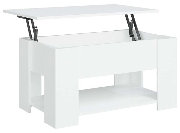 VidaXL Emeletes Dohányzóasztal - Fehér - 79x49x41 cm