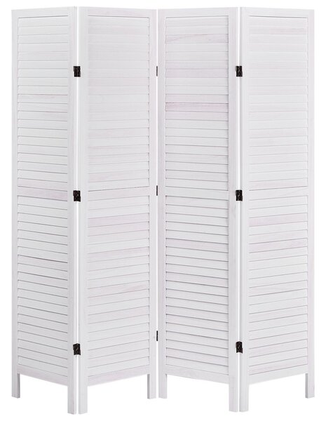 4 paneles térelválasztó AVENES Törtfehér 163 cm 170 cm
