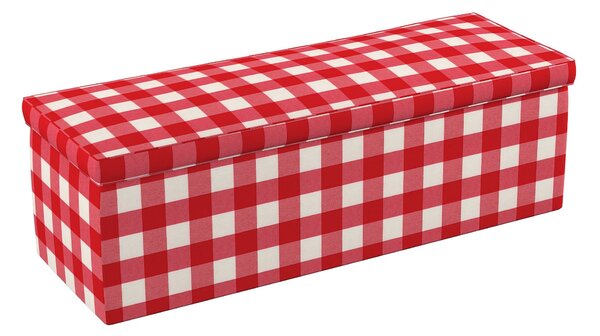 Tároló ládika termék színe piros szövet mintás