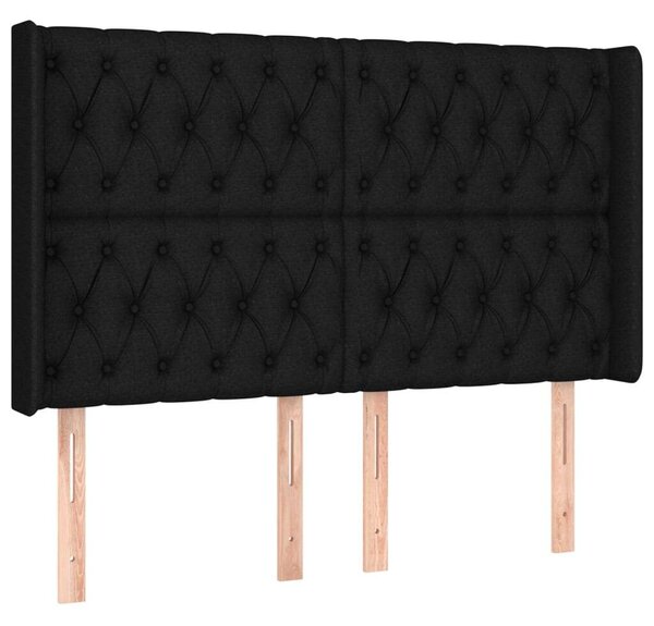 LED-es Fejtámla - Fekete Szövet - 147x16x118/128cm