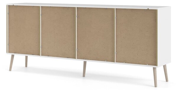 Fehér komód 196x82x39 cm Oslo – Tvilum