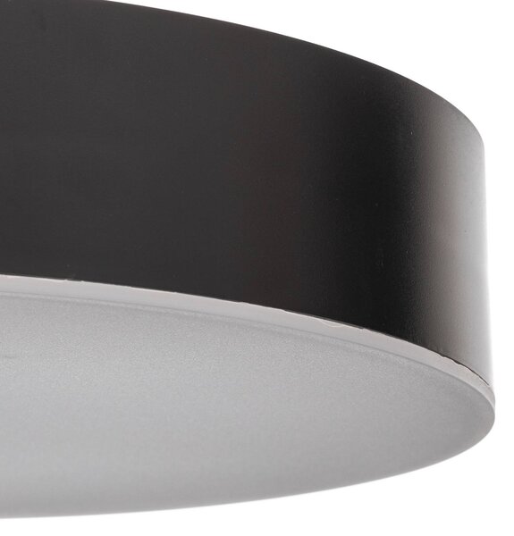 Lindby LED kültéri mennyezeti világítás Lahja, antracit, érzékelő, IP65, Fekete, Műanyag, Modern