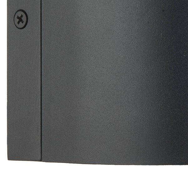 Lindby Gladis LED kültéri fali lámpa, Fekete, Alumínium, Modern