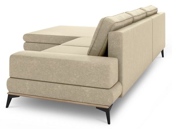 Planet bézs kinyitható sarokkanapé, bal oldali - Windsor & Co Sofas