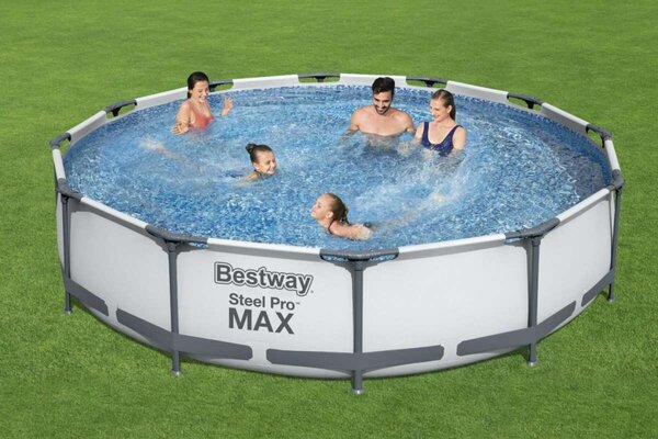 Bestway Bahama 366x76cm Fémvázas medence, vízforgatóval 366x76cm (56416)