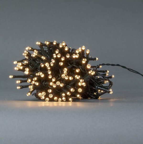 Nedis Nedis CLBO192 - LED Karácsonyi lánc 192xLED/7 funkciós/3xAA 14,9m IP44 meleg fehér NE0517