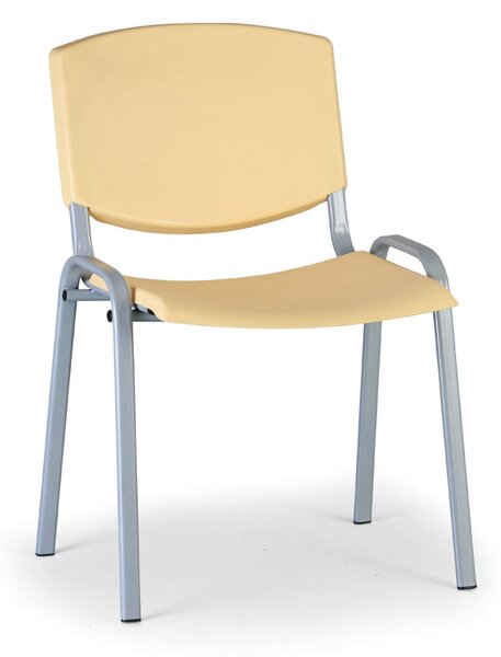 Design konferencia szék - szürke lábak, sárga