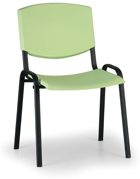 Design konferencia szék - fekete lábak, zöld