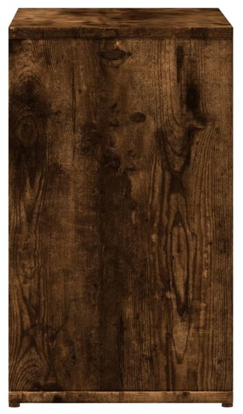 2 db füstös tölgy színű szerelt fa kisasztal 50x30x50 cm