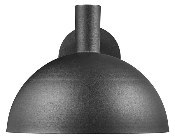 Nordlux Kültéri fali lámpa Arki fekete Ø 35 cm, dimmelhető, Fekete, fém, Modern