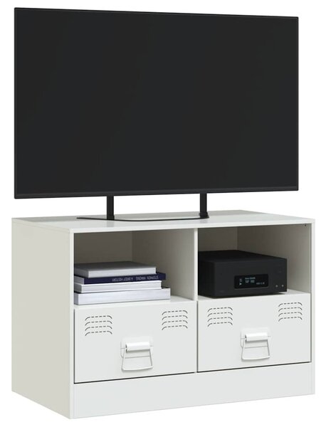 Fehér acél TV-szekrény 67 x 39 x 44 cm