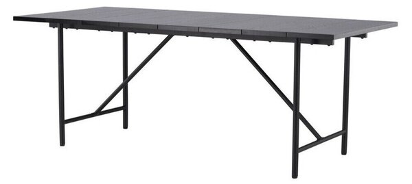 Asztal Dallas 3746, 75x90cm, Fekete