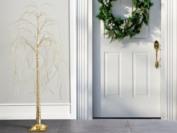 Kültéri dekoráció LED BALIONI Fa 180 cm Arany