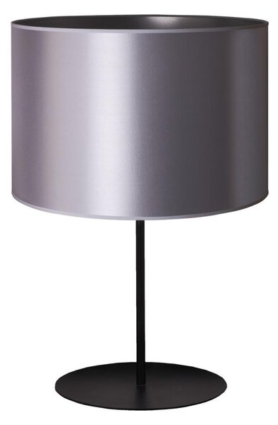 Duolla Duolla - Asztali lámpa CANNES 1xE14/15W/230V 20 cm ezüst/fekete DU603034
