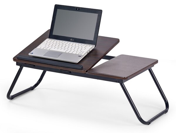 Laptop asztal Sylvester, sötét dió