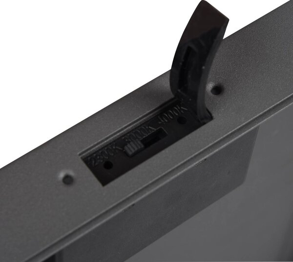 Trio Lighting LED kültéri mennyezeti lámpa Witham IP54, CCT, antracit, Fekete, fém, Modern