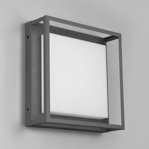 Trio Lighting LED kültéri mennyezeti lámpa Witham IP54, CCT, antracit, Fekete, fém, Modern
