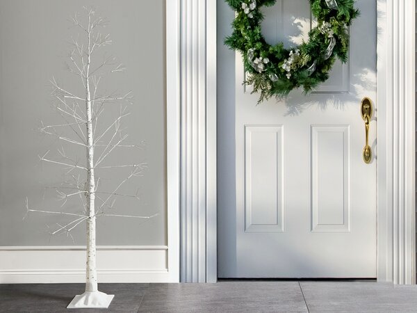 Kültéri dekoráció LED ALBIONI Fa 180 cm Fehér