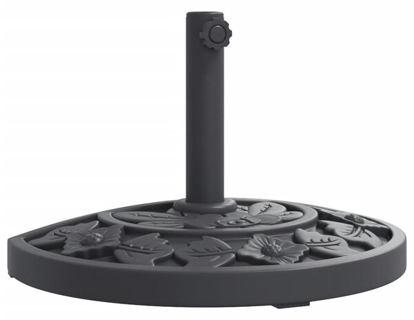 Félkör alakú napernyőtalp rúdhoz Ø38 / 48 mm 9 kg