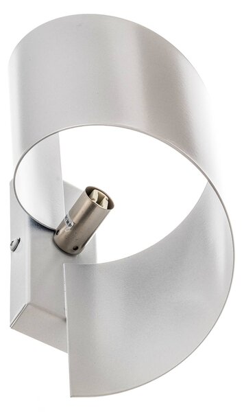 EMIBIG LIGHTING Spiner fali lámpa, fehér, magasság 30 cm, acél, dimmelhető, Fehér / opál, Nappali / Étkező, fém, Modern