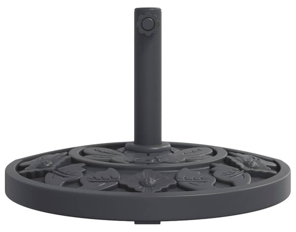Félkör alakú napernyőtalp rúdhoz Ø38 / 48 mm 9 kg