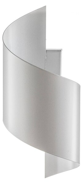 EMIBIG LIGHTING Spiner fali lámpa, fehér, magasság 30 cm, acél, dimmelhető, Fehér / opál, Nappali / Étkező, fém, Modern
