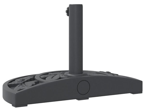 Félkör alakú napernyőtalp rúdhoz Ø38 / 48 mm 9 kg