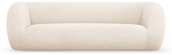 Krémszínű buklé kanapé 230 cm Essen – Cosmopolitan Design