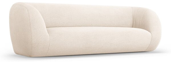 Krémszínű buklé kanapé 230 cm Essen – Cosmopolitan Design