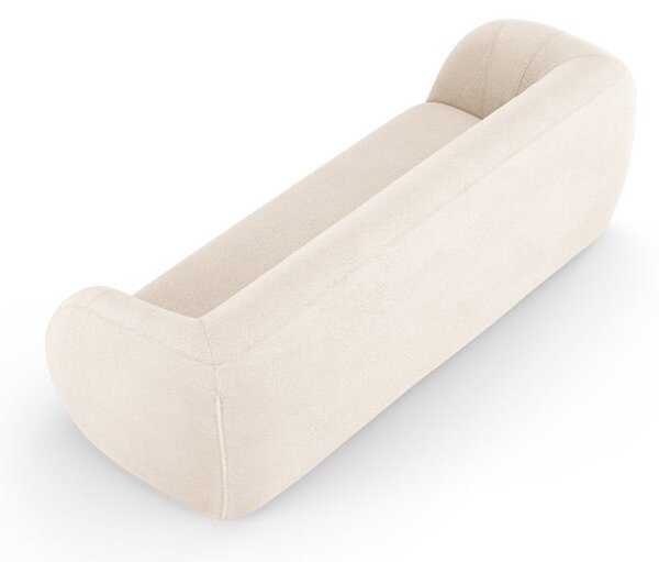 Krémszínű buklé kanapé 230 cm Essen – Cosmopolitan Design