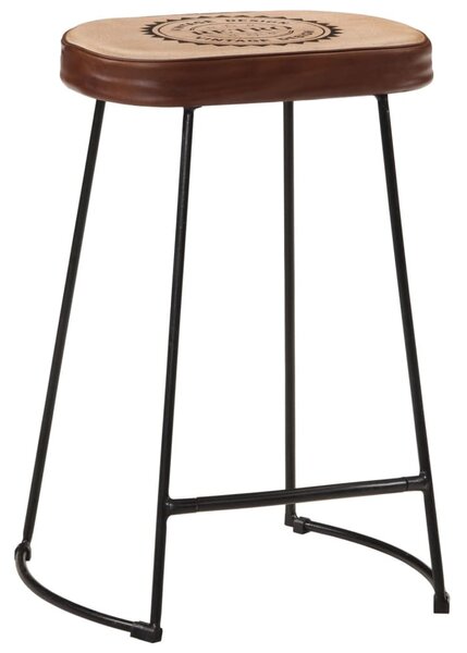 2 db sötétbarna bárszék 41x29x62 cm