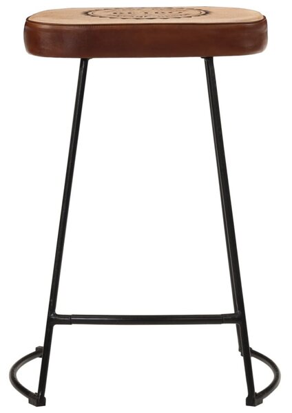 2 db sötétbarna bárszék 41x29x62 cm