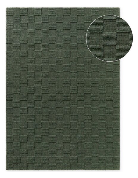 Sötétzöld kézi szövésű gyapjú szőnyeg 160x230 cm Scala – Villeroy&Boch