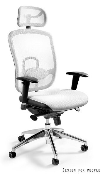 UNIQUE VIP ergonomikus irodai szék, fehér