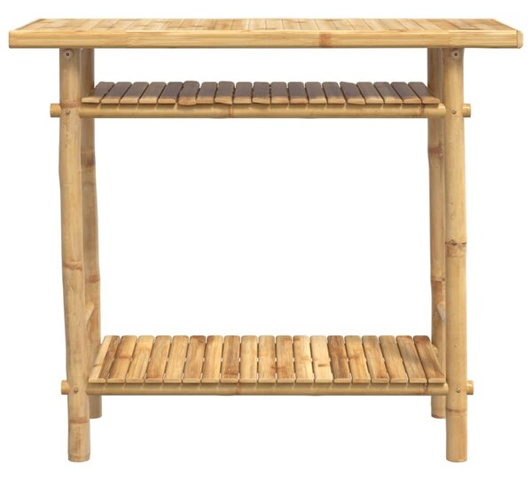 Bambusz konzolasztal 90 x 37 x 75 cm
