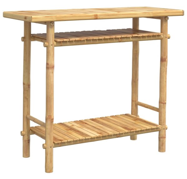 Bambusz konzolasztal 90 x 37 x 75 cm