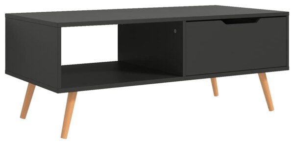 Szürke szerelt fa dohányzóasztal 100 x 49,5 x 43 cm