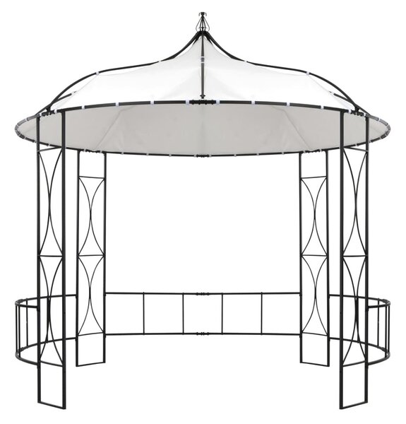 Fehér kerek pavilon 300 x 290 cm