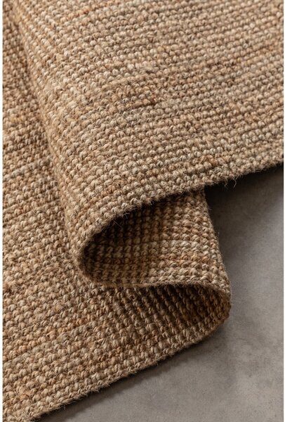 Natúr színű juta futószőnyeg 80x200 cm Bouclé – Hanse Home