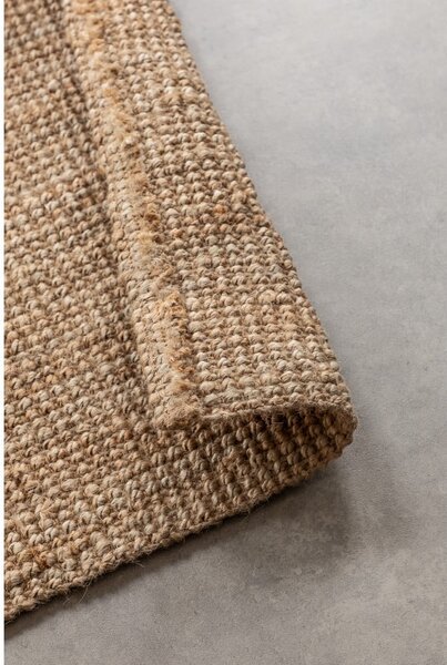 Natúr színű juta futószőnyeg 80x200 cm Bouclé – Hanse Home