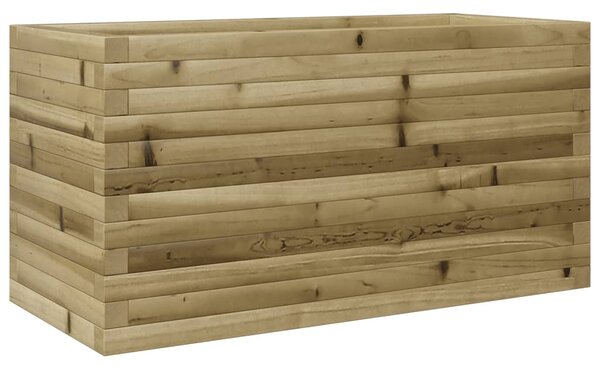 Impregnált fenyőfa kerti virágláda 90 x 40 x 45,5 cm