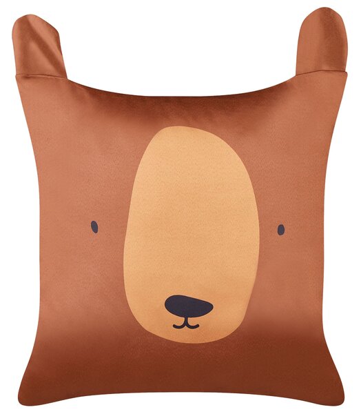 2 db díszpárna TEDDYBEAR Pamut 45 x 45 cm Barna