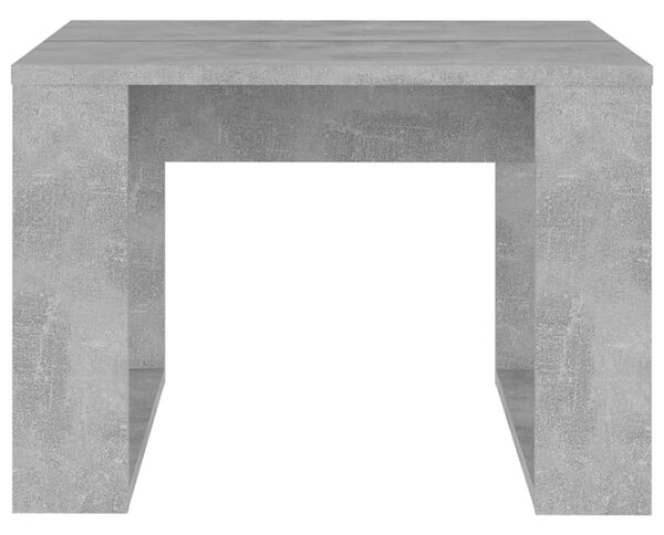 Betonszürke szerelt fa kisasztal 50 x 50 x 35 cm