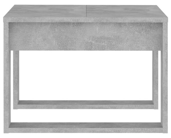 Betonszürke szerelt fa kisasztal 50 x 50 x 35 cm